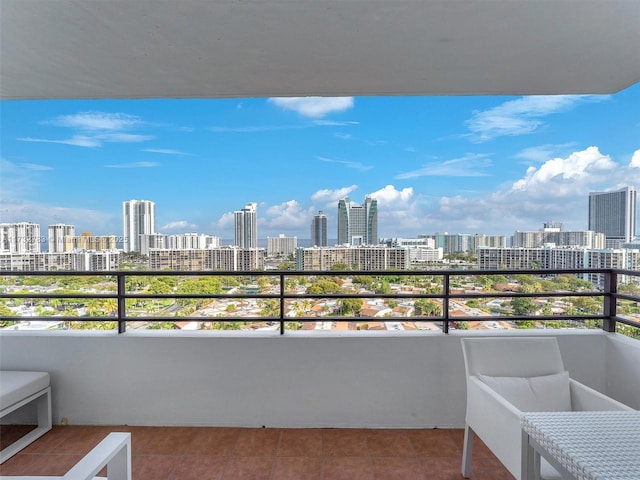 balcony with an outdoor living space