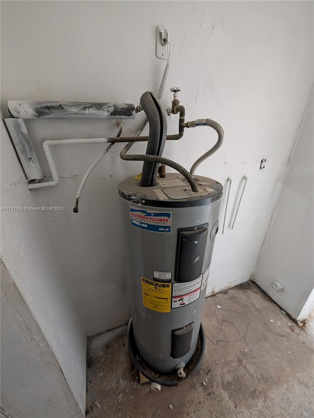 utilities featuring water heater