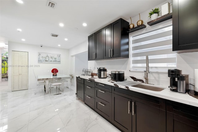 kitchen featuring sink