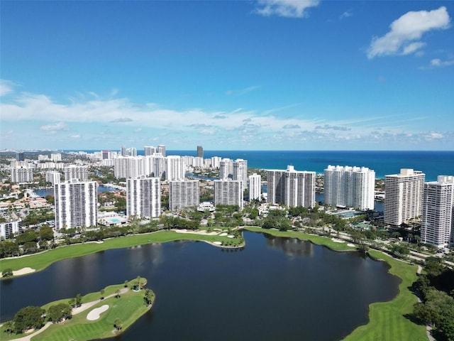 3675 N Country Club Dr Unit 1006, Aventura, FL 33180 - drone / aerial view of a large body of water and a golf club