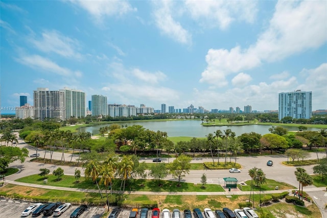 3675 N Country Club Dr Unit 1006, Aventura, FL 33180 - water view featuring city skyline
