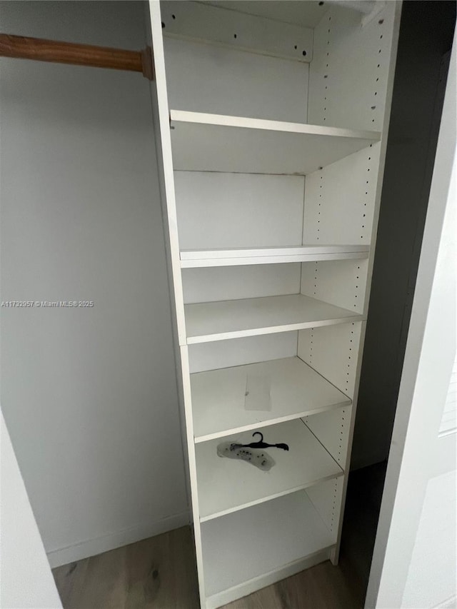 view of closet