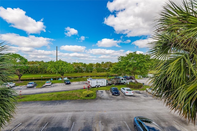 view of car parking