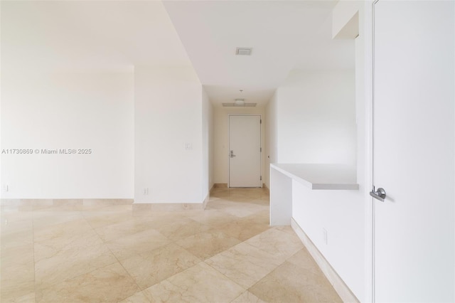 corridor with visible vents