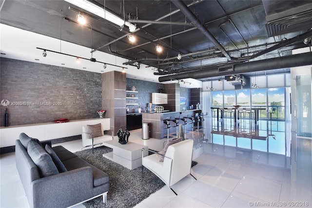 community lobby featuring visible vents