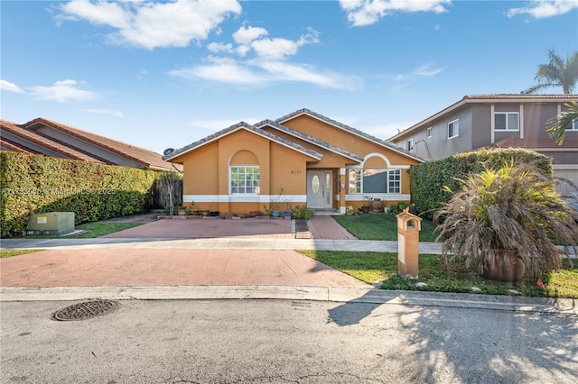 view of front of home