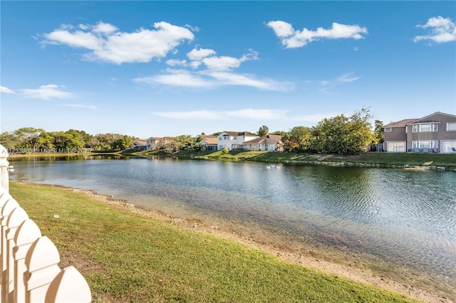 property view of water