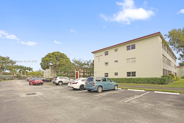 view of car parking