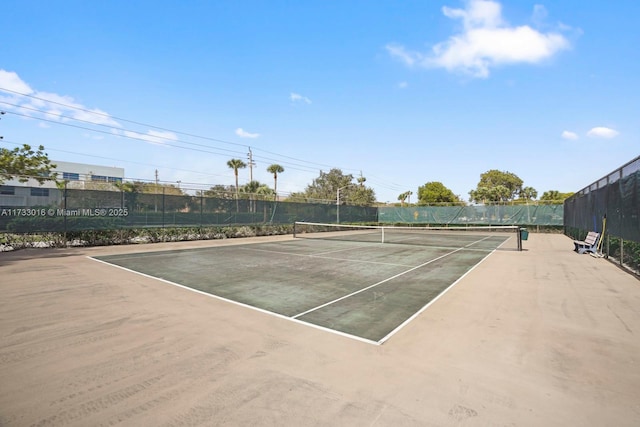 view of sport court