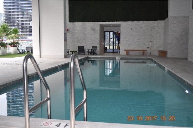 view of pool