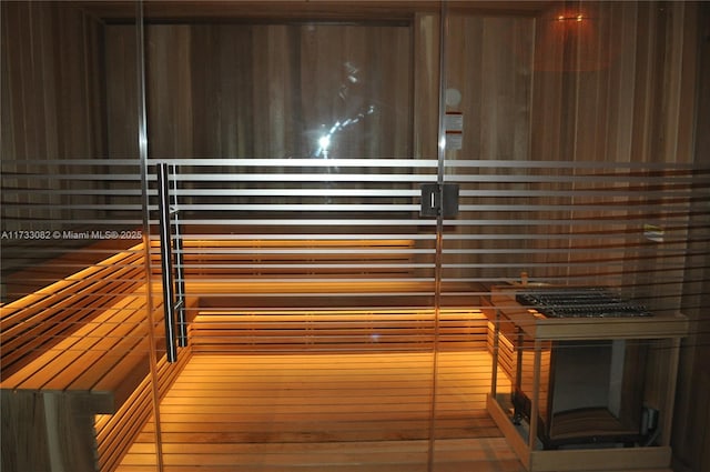 view of sauna / steam room