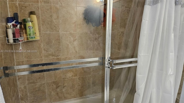 full bath featuring a shower stall