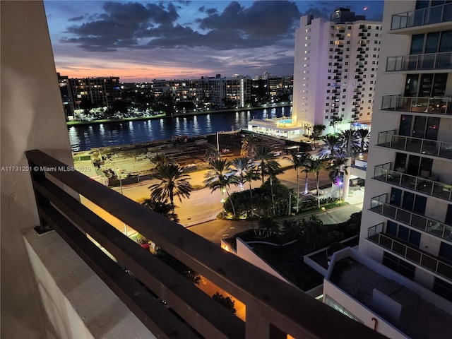 view of water feature