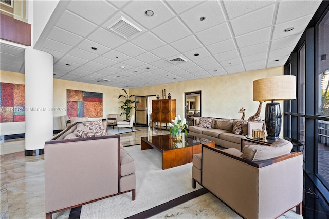 300 Three Islands Blvd Unit 102, Hallandale Beach, FL 33009 - common area with a paneled ceiling