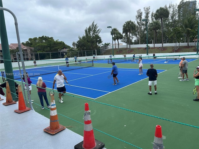 300 Three Islands Blvd Unit 102, Hallandale Beach, FL 33009 - view of tennis court