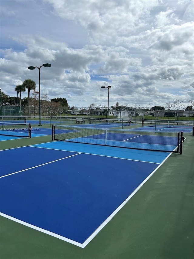 view of sport court