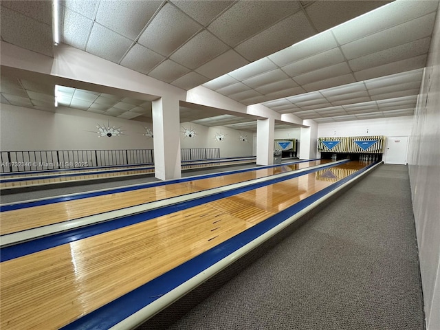 surrounding community featuring a bowling alley