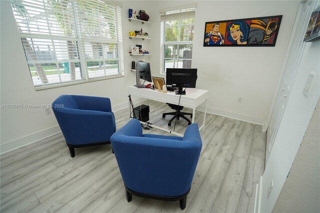 hall featuring hardwood / wood-style flooring