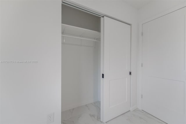 view of closet