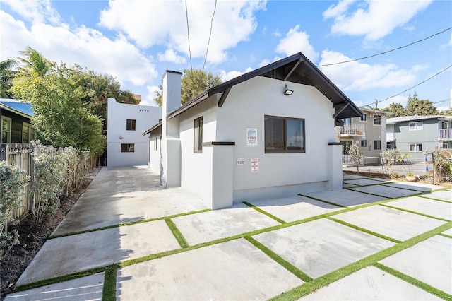 back of house featuring a patio area