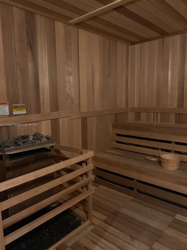 view of sauna / steam room