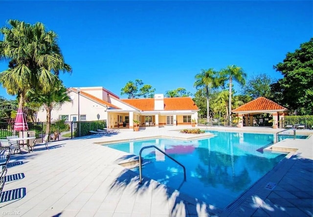 3360 N Pinewalk Dr N Unit 1315, Margate, FL 33063 - community pool featuring a gazebo and a patio area