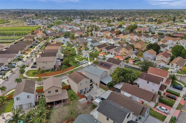 drone / aerial view featuring a residential view