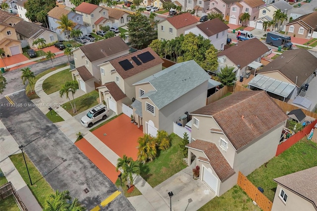 bird's eye view featuring a residential view