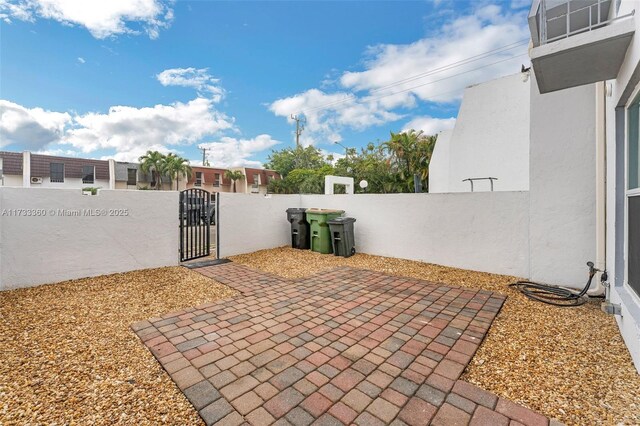 view of patio