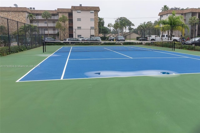 view of sport court