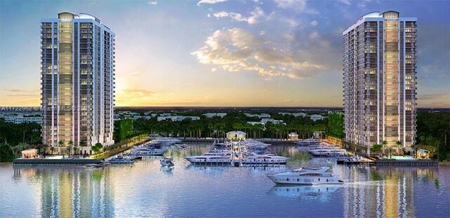 17111 Biscayne Blvd Unit 1705, North Miami Beach, FL 33160 - water view
