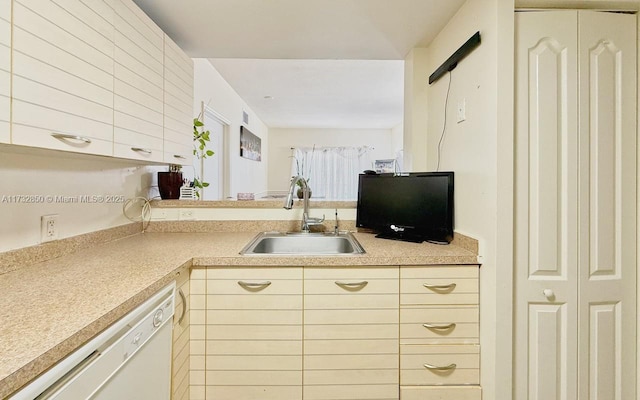 kitchen with dishwasher and sink