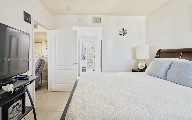 view of tiled bedroom