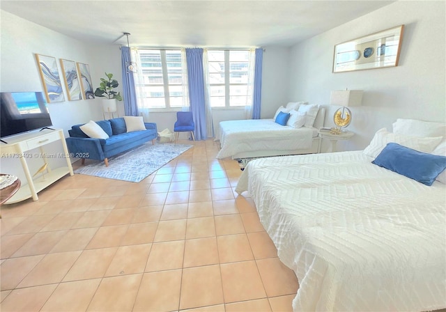 view of tiled bedroom