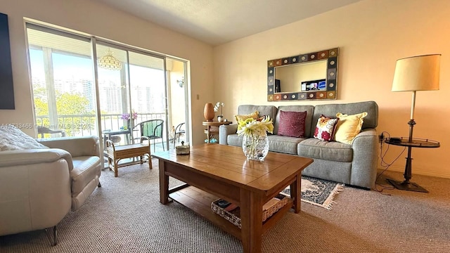 view of living room