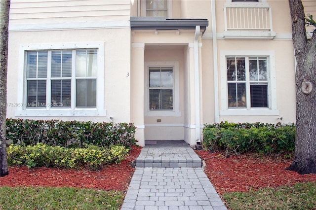 153 SE 28th Pl Unit 3, Homestead, FL 33033 - doorway to property featuring stucco siding