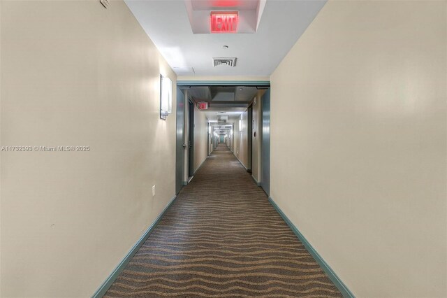 50 Biscayne Blvd Unit 601, Miami, FL 33132 - hall featuring carpet flooring and baseboards