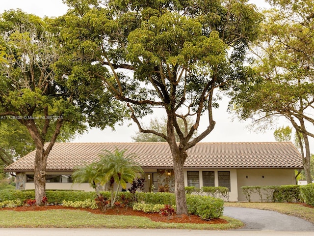 view of front of home