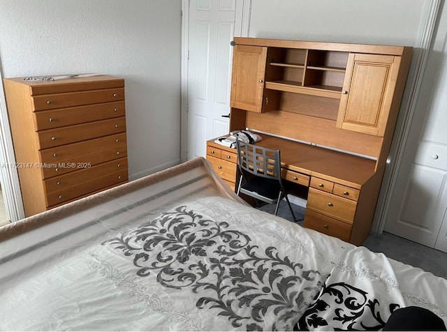 bedroom featuring a closet