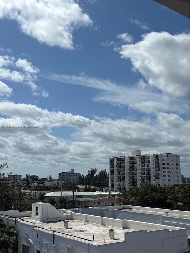 exterior space featuring a view of city