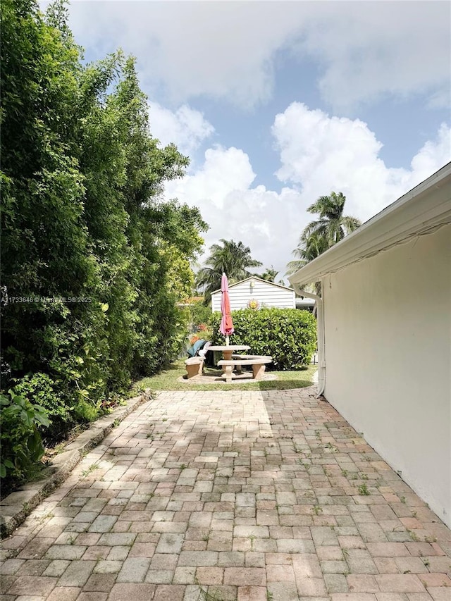 view of patio