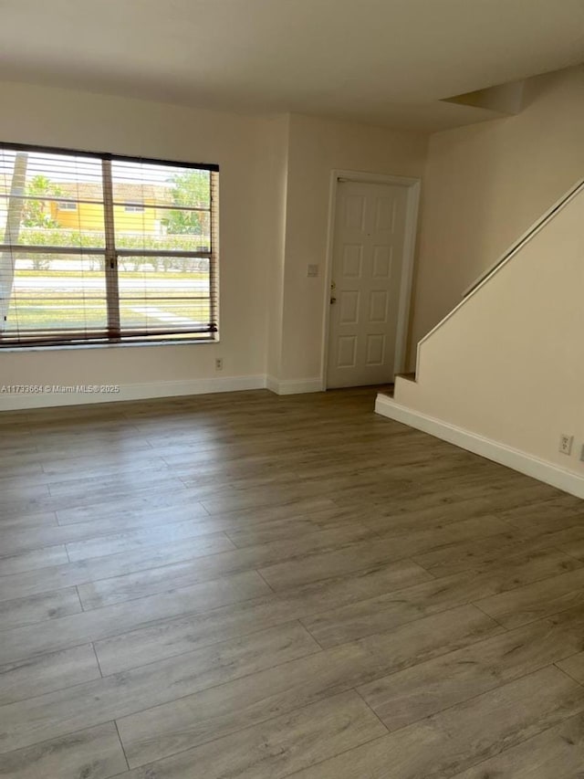 entrance foyer featuring light hardwood / wood-style floors