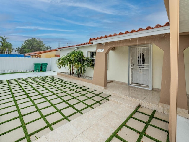 view of patio