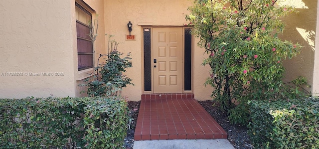 view of property entrance