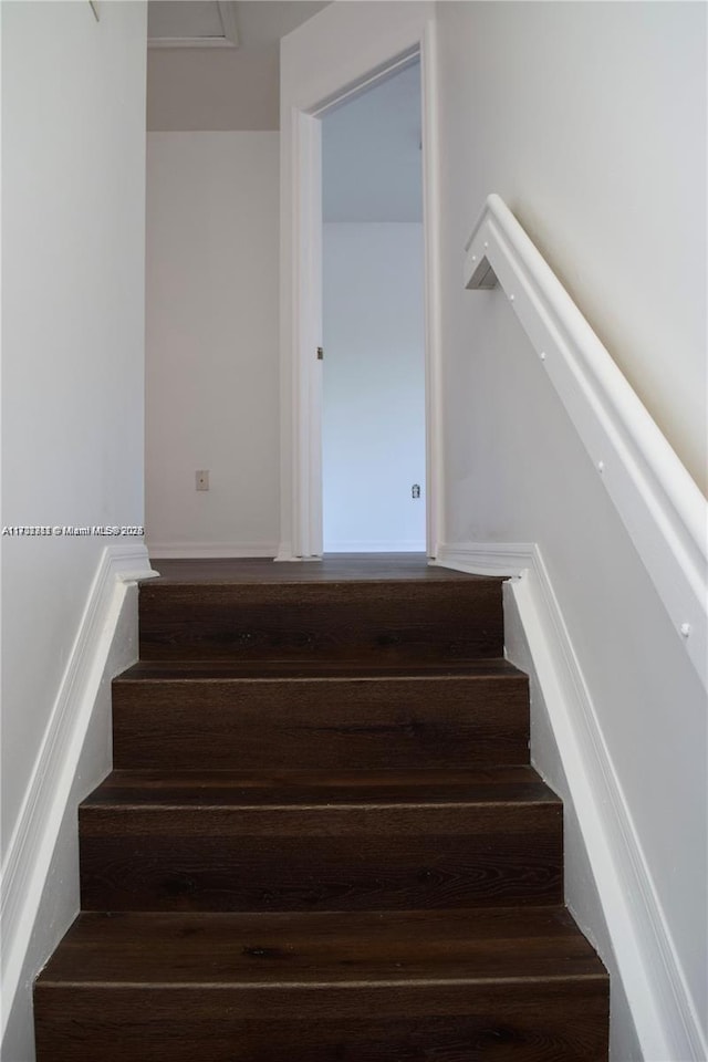 view of stairs