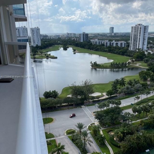 view of water feature