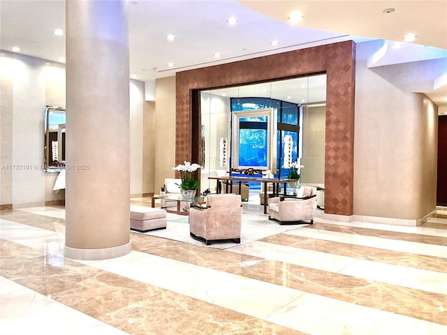 19667 Turnberry Way Unit 20B, Aventura, FL 33180 - common area featuring recessed lighting