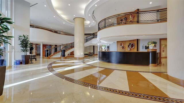 view of community lobby