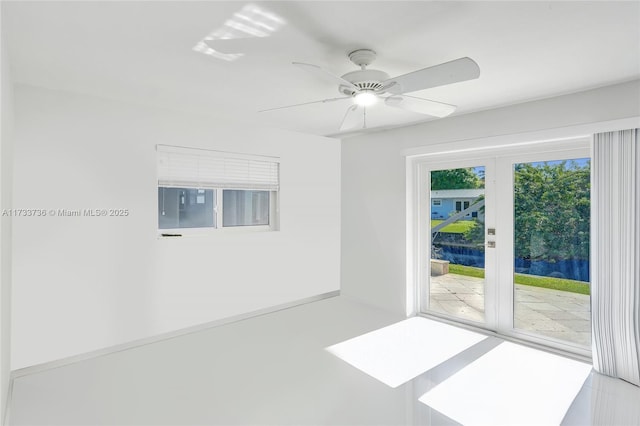 2720 SW 19th St, Fort Lauderdale, FL 33312 - spare room featuring a ceiling fan