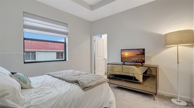 bedroom featuring carpet flooring